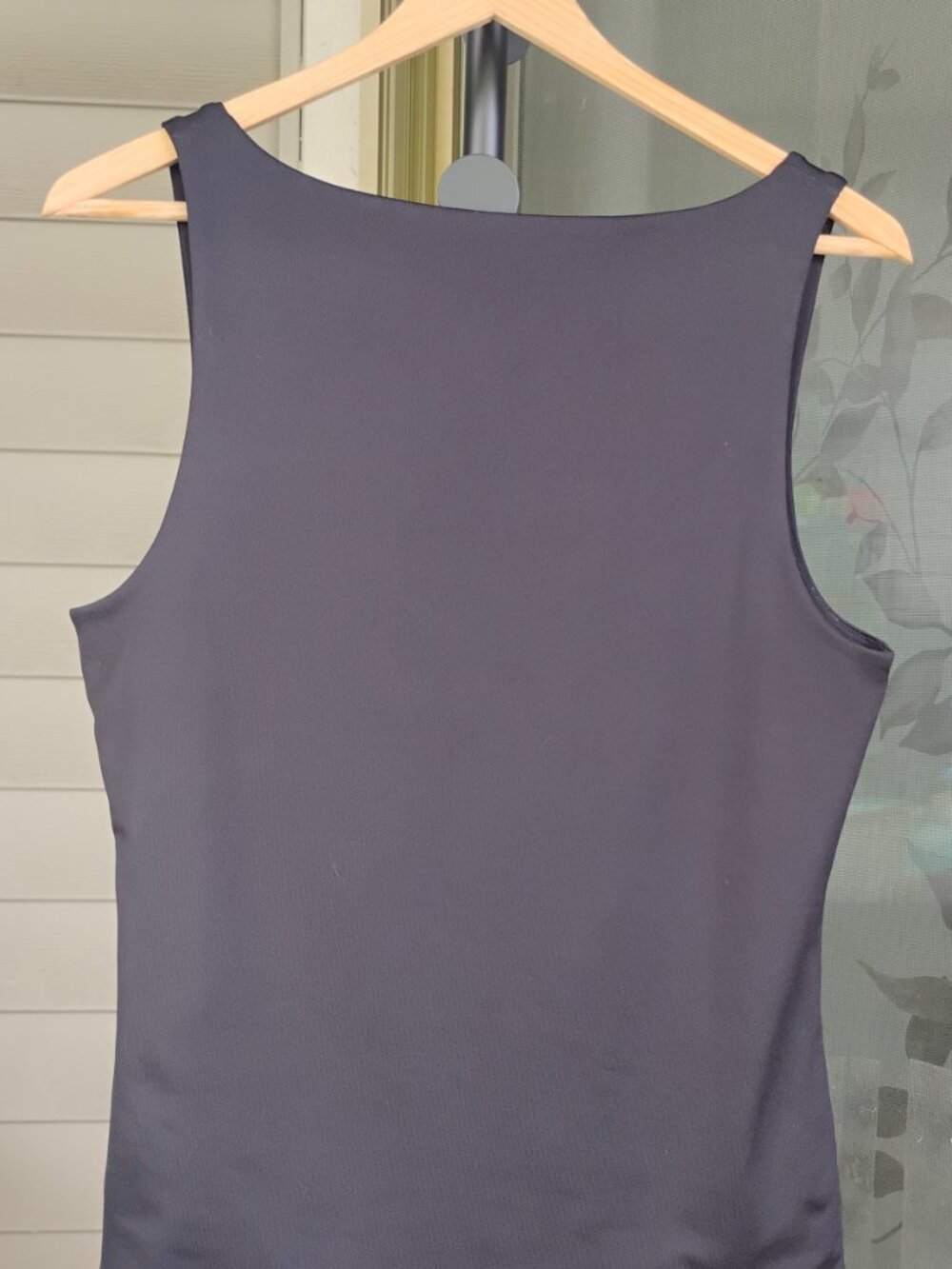 Reitmans R Essentials Black Tank Top Cami Square Neckline Size XL - Picture 2 of 3